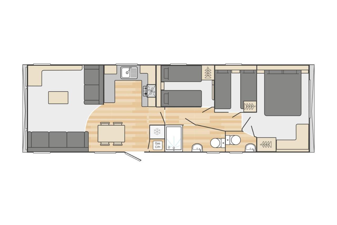 Lydstep Beach Bayview 3-Bedroom Holiday Home Tenby Exterior photo